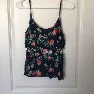 Floral tank top